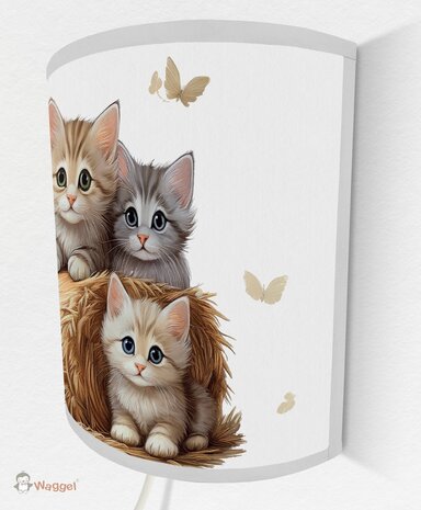 Wandlamp Vintage Farm kittens