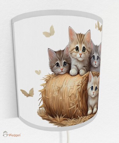 Wandlamp Vintage Farm kittens