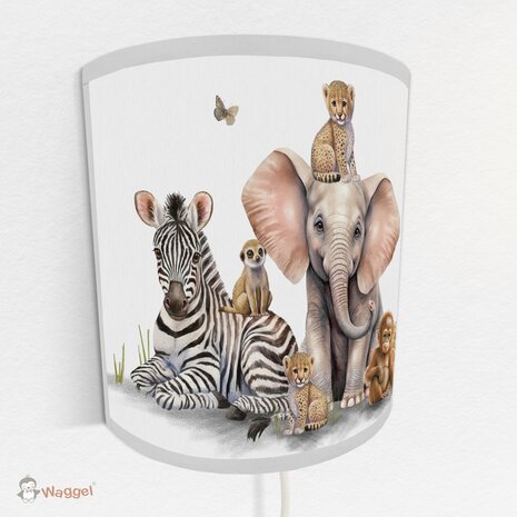 Wandlamp African jungle