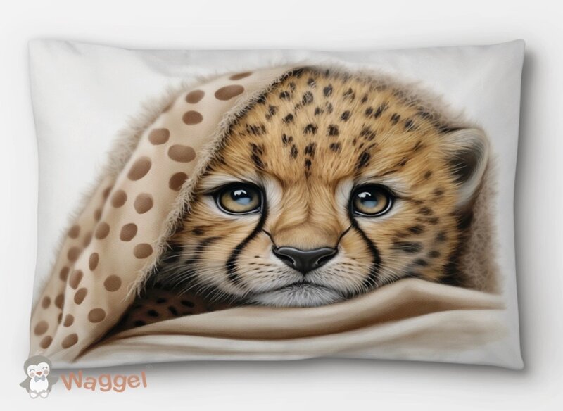 Sierkussen Sweetdreams cheetah 60x40 cm 