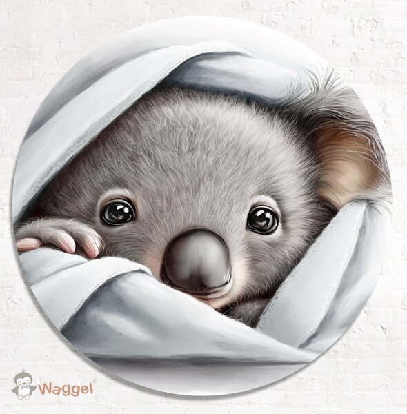 Muurcirkel Sweet dreams koala