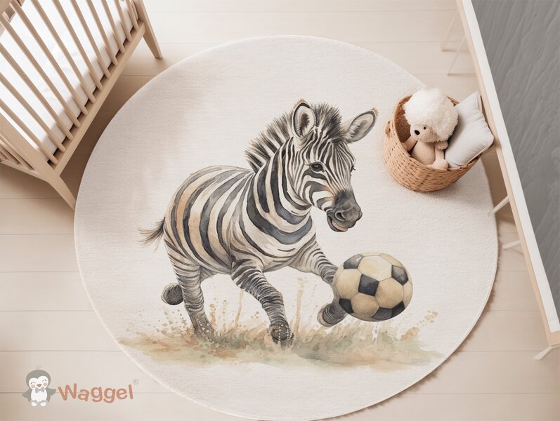 Vloermat Jungle Ball zebra