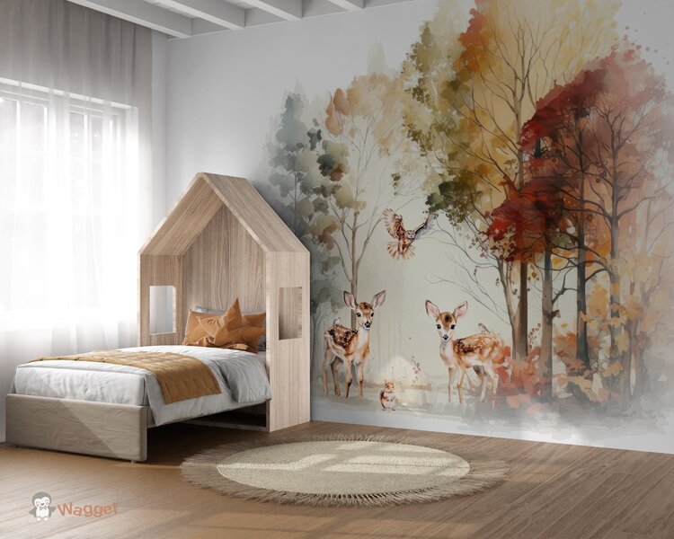 Behang sample Dreamy Woods Deer