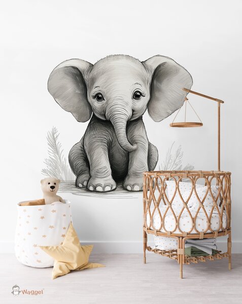 Olifant behang 