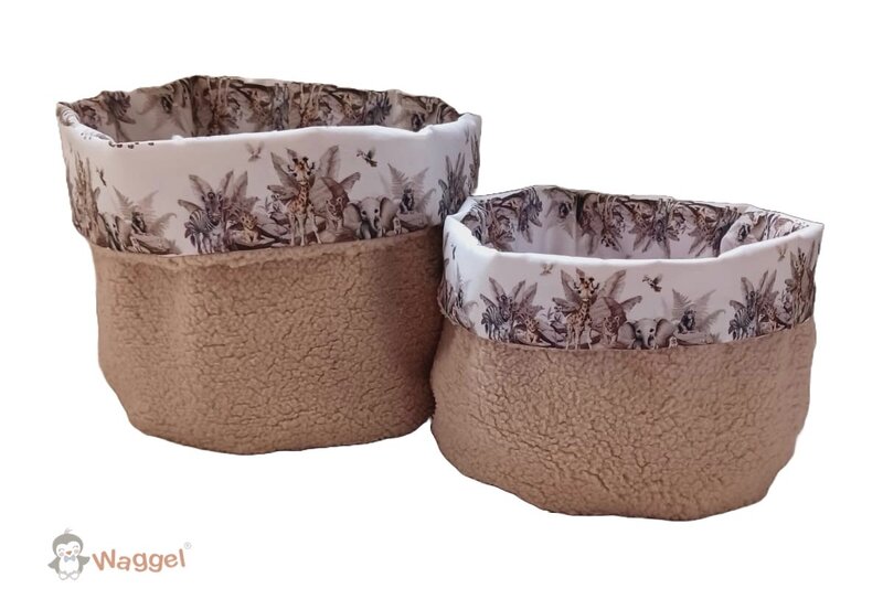 Commodemandjes set van 2  Jungle naturel Little ones