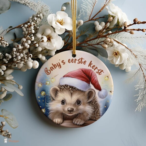 Kerst ornament egel