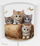 Wandlamp Vintage Farm kittens